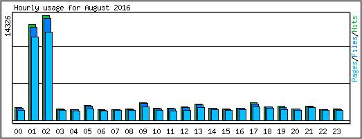 Hourly usage