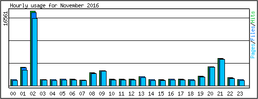 Hourly usage
